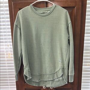 Green Long Sleeve Relaxed Sweatshirt